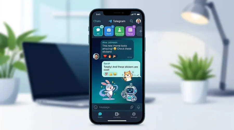 Interfaz personalizada y funciones avanzadas de Telegram